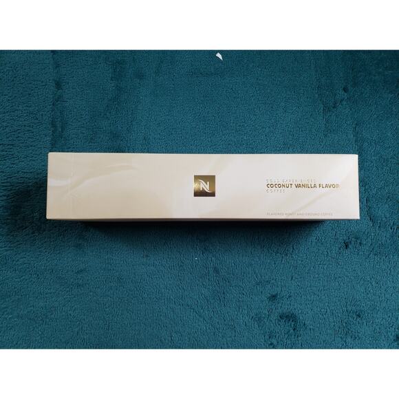 Nespresso Cold Experiences Coconut Vanilla Flavor Coffee Sleeve 10 Capsules - Picture 1 of 4